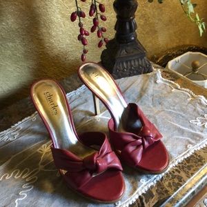 Woman’s Leather heels by Charles David